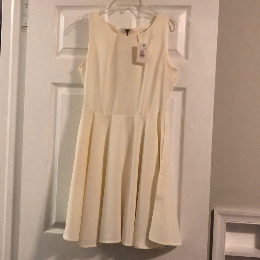 Cream color executive dress